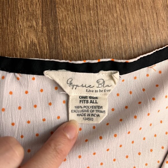 Gypsie Blu Lagenlook Bohemian Mod Kaftan Kimono Dress OS - Picture 10 of 11